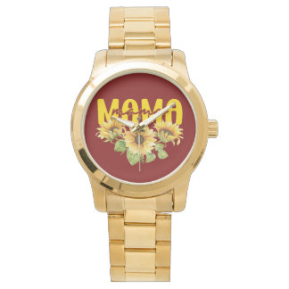 Mama Sunflower Sunshine - Cheerful Floral Design Watch