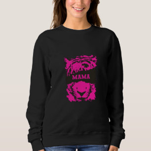 Mama Sweatshirt with Tiger Print
