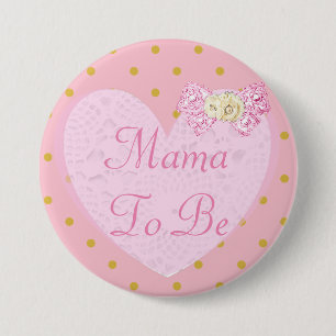 Mama to Be Baby Shower Button
