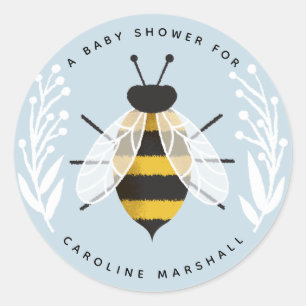 Mama to Bee Baby Boy Shower Sticker