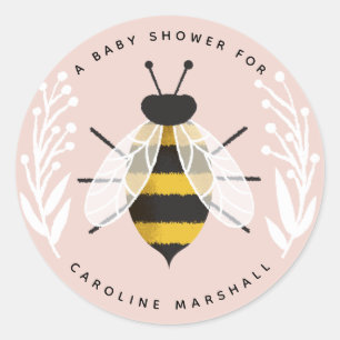Mama to Bee Baby Girl Shower Sticker