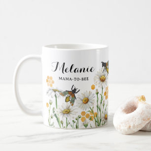 Mama to Bee Baby Shower Wrap-Around Coffee Mug