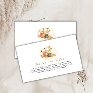 Mama To Bee Teddy Bear Books For Baby Shower  Enclosure Card
