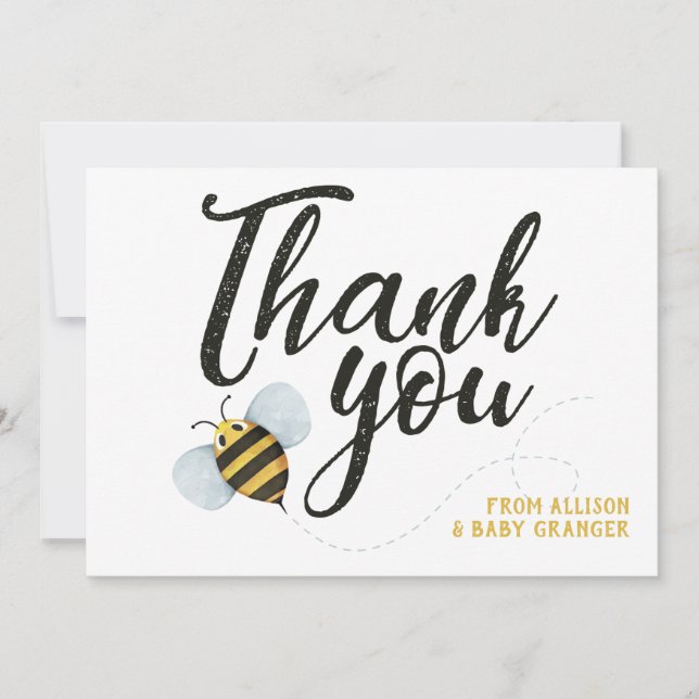 Mama to BEE Thank You Card (Front)