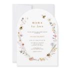 Mama to Bee Wildflower Baby Shower Invitation