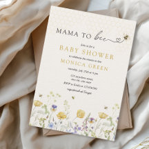 Mama to Bee Wildflower Rustic Garden Baby Shower