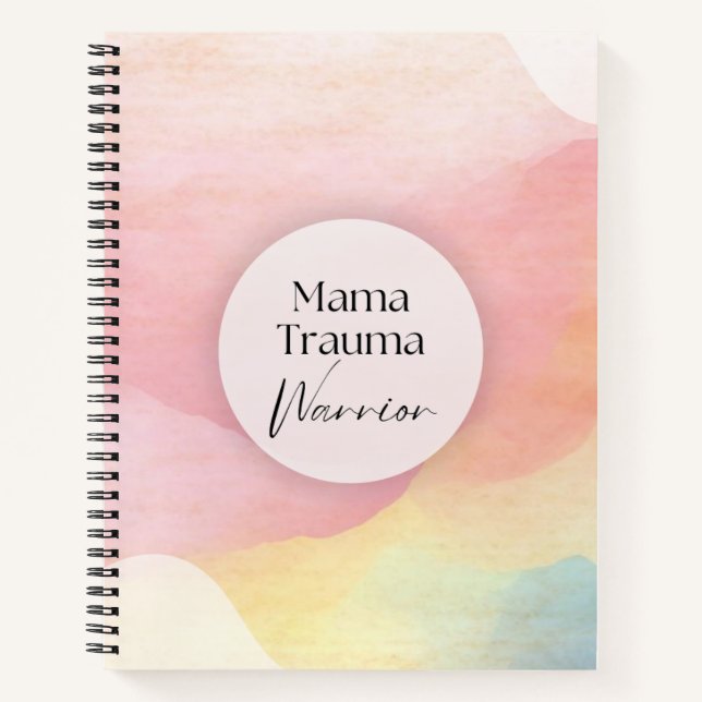 Mama Trauma Warrior Journal  (Front)