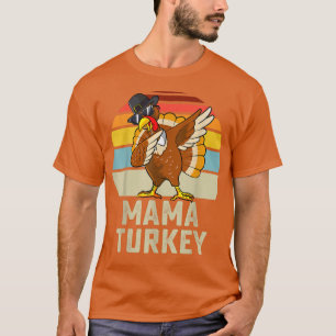 Mama Turkey Matching Family Thanksgiving Group Fun T-Shirt