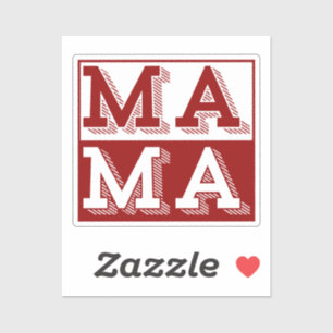 MAMA TYPOGRAPHY MOTHERS DAY GIFT