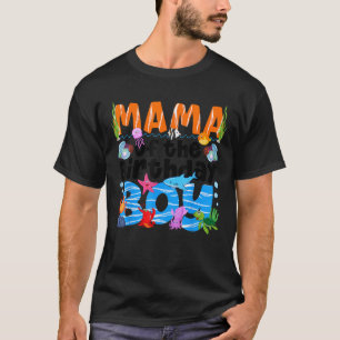 Mama Under Sea Birthday Party Boys Ocean Sea Anima T-Shirt