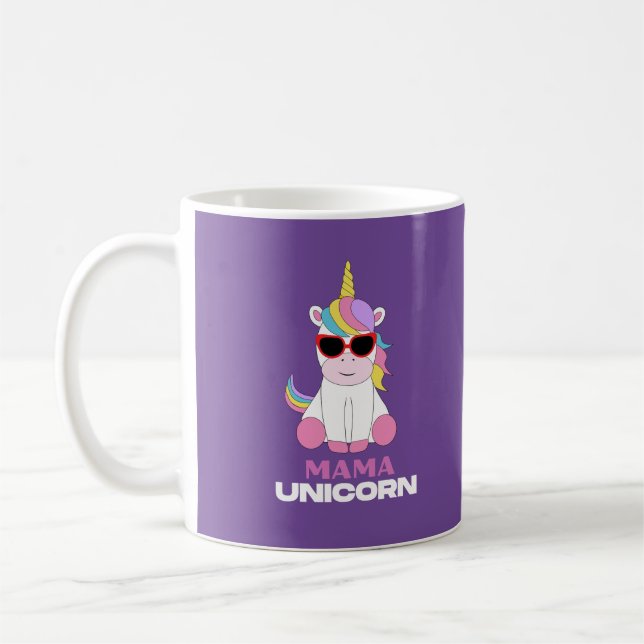 Mama Unicorn Magic Squad     Coffee Mug (Left)