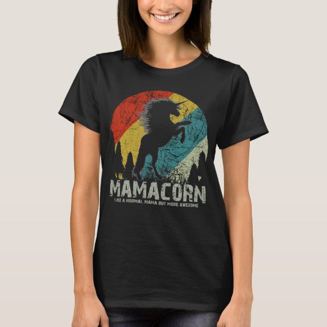 mama unicorn T-Shirt (Front)