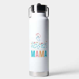 "MAMA", Water Bottle with Pop Up Straw