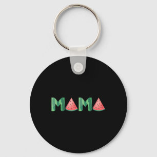 Mama Watermelon Funny Summer Fruit Gift - Great Mo Key Ring