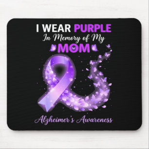 Mama wear purple in memory of mum alzheimer’s mouse mat