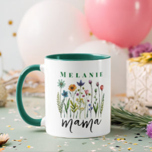 Mama Wildflower Baby Shower  Mug