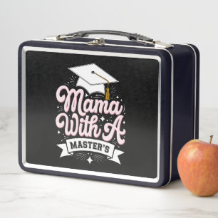 Mama With A Master’s Degree Graduation Mum Metal Lunch Box