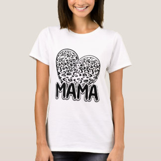 Mama with heart splash t shirt design 