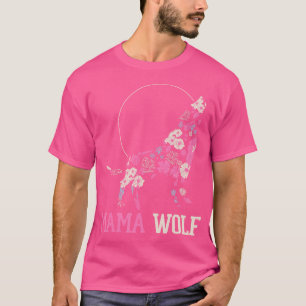 Mama Wolf Lover Wildlife Animal Zookeeper Mothers T-Shirt