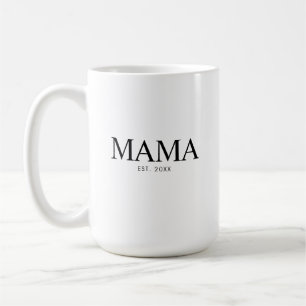 Mama Year Established Coffee Mug