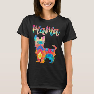 Mama Yorkshire Terrier Vintage Gift Ideas For Moth T-Shirt