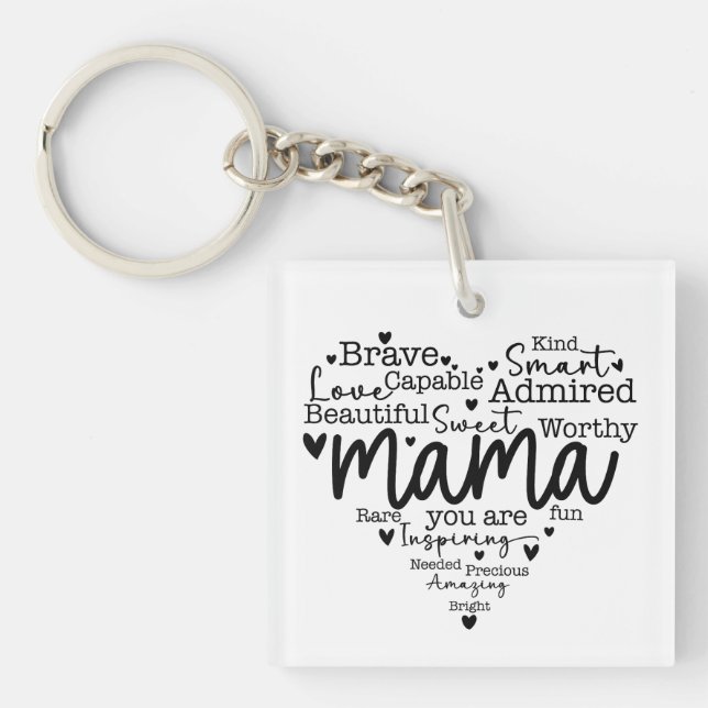 Mama You Are Key Ring (Front)