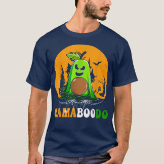 Mamaboodo Scary Ghost Avocado Vegan Fruits Lover F T-Shirt