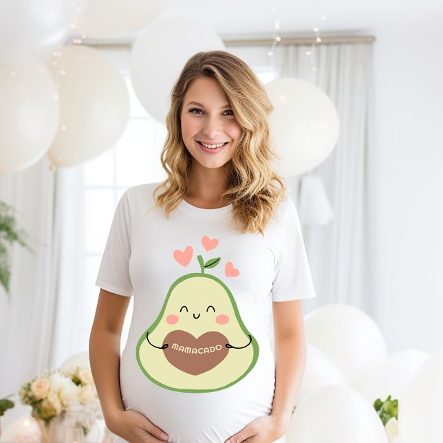Mamacado Avocado Gender Neutral Mum to be T-Shirt (Mamacado Avocado Gender Neutral Mom to be T-Shirt)