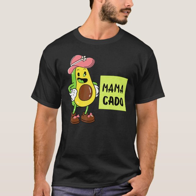Mamacado Avocado Pregnant Mom Pregnancy Avo 1 T-Shirt (Front)