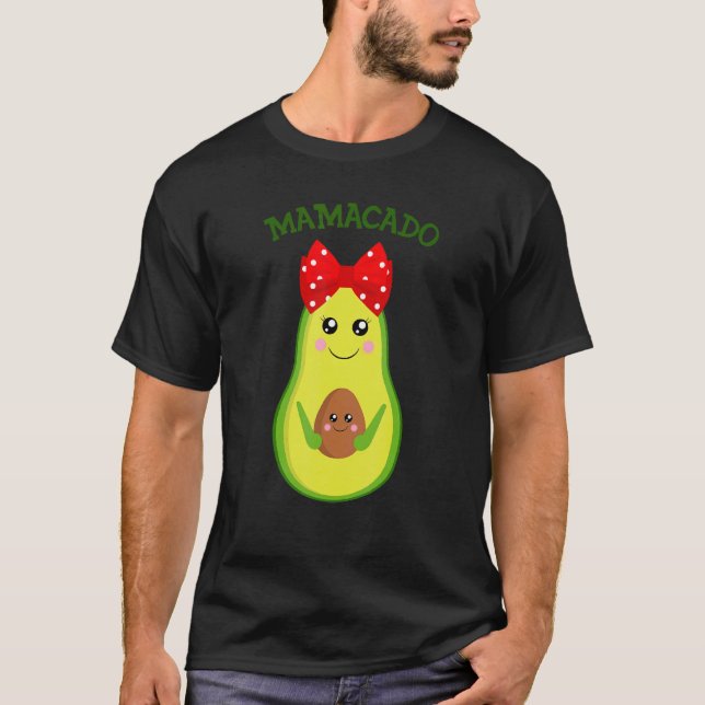 Mamacado Avocado Pregnant Mom Pregnancy Avo T-Shirt (Front)