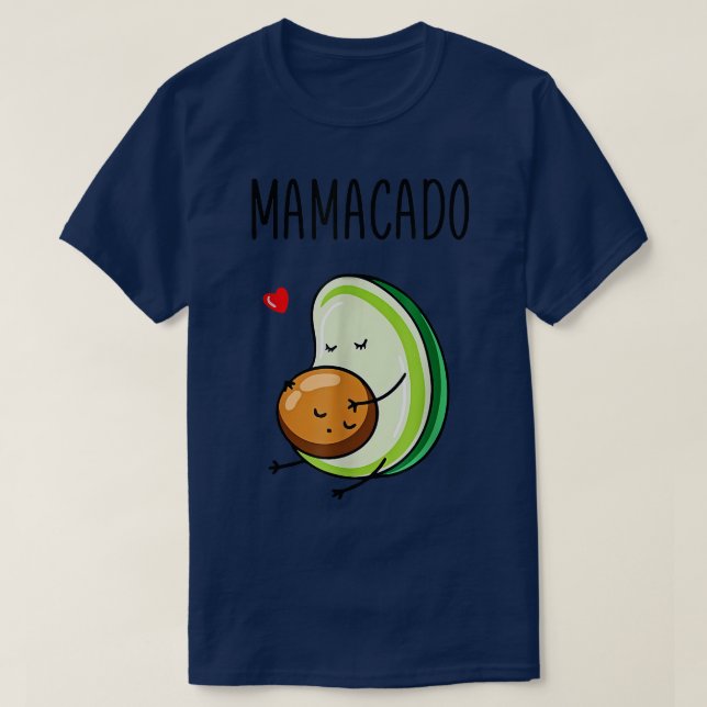 Mamacado Avocado Pregnant Mum Pregnancy Avo 703  T-Shirt (Design Front)
