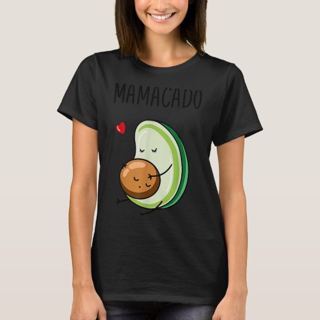 Mamacado Avocado Pregnant Mum Pregnancy Avo  T-Shirt (Front)