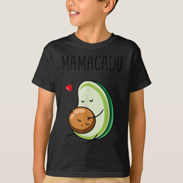 Mamacado Avocado Pregnant Mum Pregnancy Avo  T-Shirt (Front)