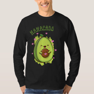 Mamacado Cute Avocado Funny Mum-my Mother Fruit Lo T-Shirt
