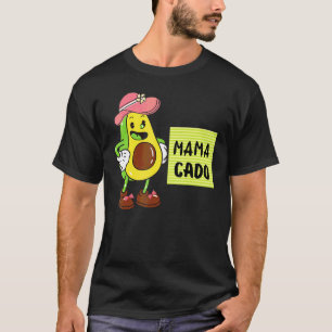 Mamacado  Cute Avocado Pregnant Mum T-Shirt