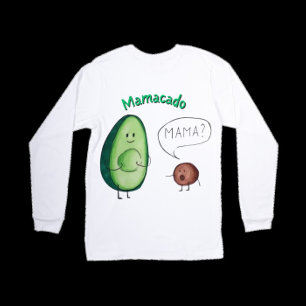 Mamacado Funny Avocado Mum Design – Cute Pun Gift T-Shirt