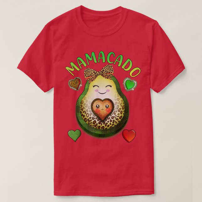 Mamacado Pregnancy Announcement Gifts First Time M T-Shirt (Design Front)