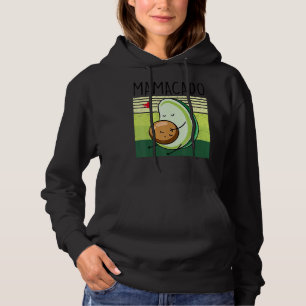 Mamacado Pregnant Avocado Pregnancy Announcement M Hoodie
