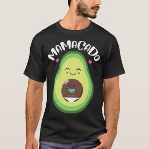Mamacado Pregnant Avocado Pregnancy Announcement T-Shirt