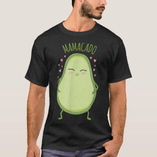 Mamacado Pregnant Wife Mother Avocado Costume T-Shirt
