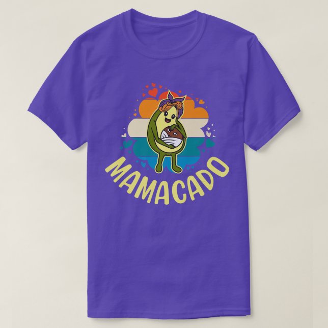 Mamacado, Womens Avocado For Girls, Cute Mum, Baby T-Shirt (Design Front)