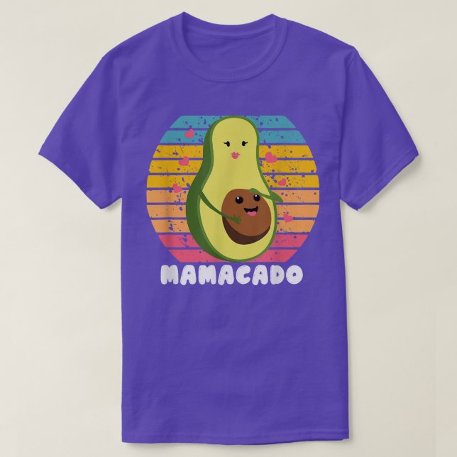 Mamacado, Womens Avocado For Girls, Cute Mum, Baby T-Shirt (Design Front)
