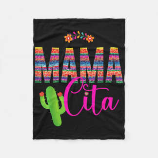 Mamacita Cinco De Mayo 5 De Mayo Cactus Fiesta Wom Fleece Blanket