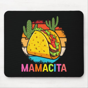 Mamacita Funny Taco Cactus Cinco De Mayo Fiesta Ou Mouse Mat