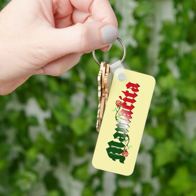 Mamacita Mexican Pride Chicano Key Ring (Hand)