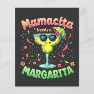 Mamacita Needs a Margarita Cinco De Mayo Party Flyer