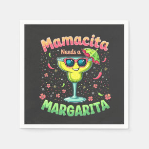 Mamacita Needs a Margarita  Cinco De Mayo Party Napkin