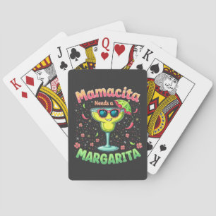 Mamacita Needs a Margarita  Cinco De Mayo Party Playing Cards