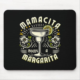 Mamacita Needs A Margarita Funny Cinco De Mayo Cut Mouse Mat