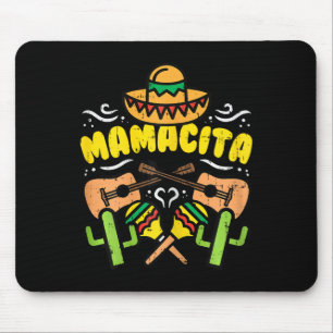 Mamacita Sombrero Cinco De Mayo Fiesta Mexican Men Mouse Mat